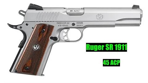 Best Beginner 1911 Handgun !!!!!!!!!!!!!!!!!!!!!!!! Ruger SR 1911