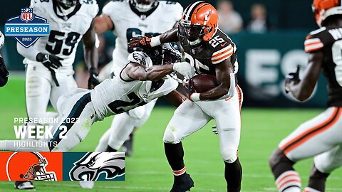 Cleveland Browns vs. Philadelphia Eagles | 2023 Preseason Week 2 Game Highlights