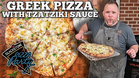 Greek Pizza | Blackstone Pizza Oven