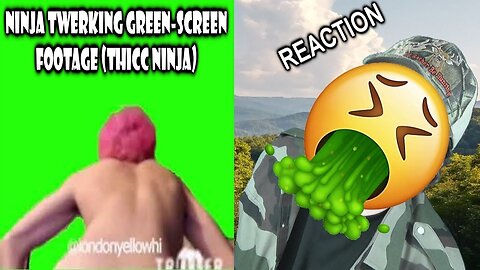 Ninja Twerking Green-Screen Footage (Thicc Ninja) Reaction! (BBT)