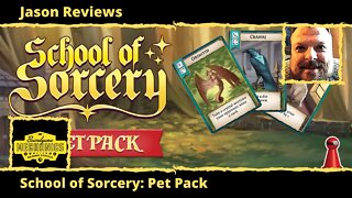 Jason's Board Game Diagnostics of School of Sorcery: Pet Pack Promo