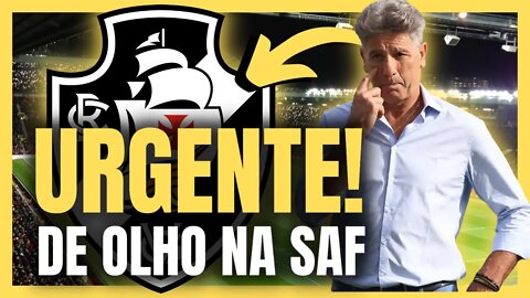 SAIU AGORA! TORCIDA COMEMORA! SÓ DEPENDE DA SAF NOTÍCIAS DO VASCO