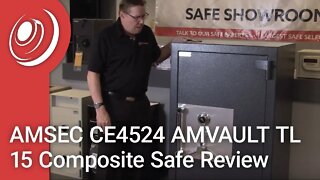 AMSEC CE4524 AMVAULT TL 15 Composite Safe Review with Dye the Safe Guy