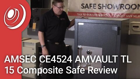 AMSEC CE4524 AMVAULT TL 15 Composite Safe Review with Dye the Safe Guy