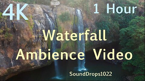 Relaxing Waterfall Soundscape | 1 Hour of Nature’s Harmony
