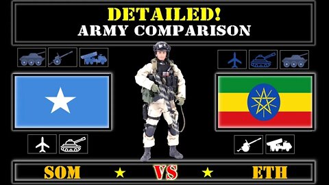 Somalia VS Ethiopia 🇸🇴 Military Power Comparison 2021 🇪🇹,✈ Army 2021