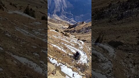 Trail bike adventure somewhere in pakistan #trailer #125cc #honda