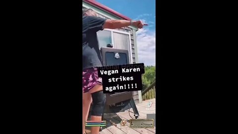 Cultist Karen Tries to Stop BBQ, Gets Dogged On - Oblivion NPC