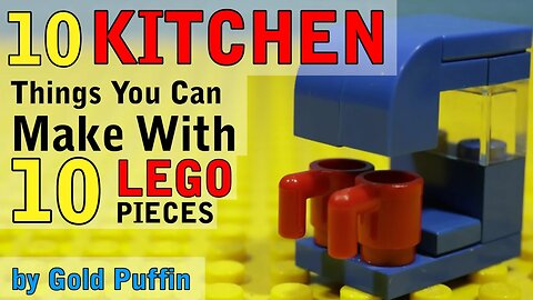 10 Kitchen Things You Can Make With 10 Lego Pieces