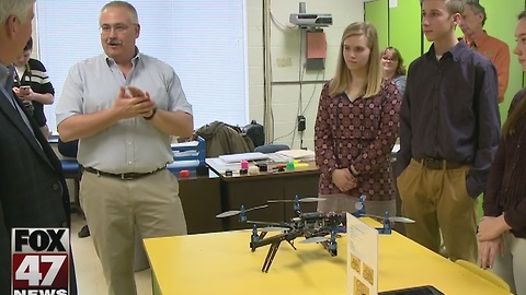 Governor Snyder visits local high school