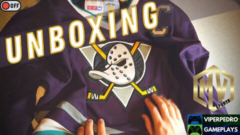 UNBOXING MIGHTY DUCKS OF ANAHEIM Paul Kariya #9 CCM NHL Jersey | Mr. Varsity Sports [EM OFF]