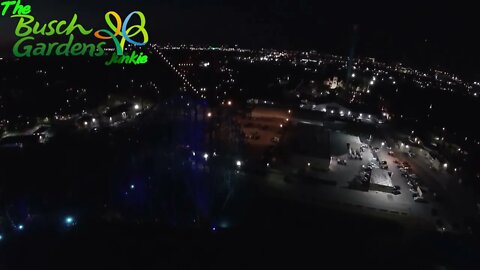 Busch Gardens Iron Gwazi Night POV