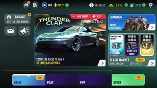 Need For Speed No Limits: DeLorean Alpha5 -Thunderclap - Day 4 - Static.