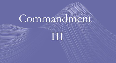 Third Commandment