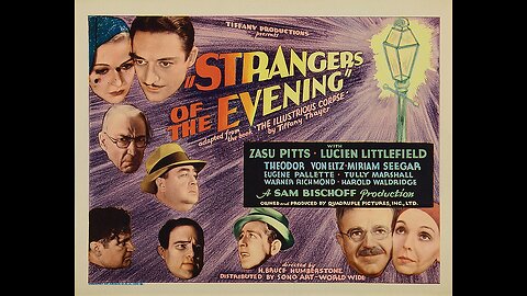 "Strangers of the Evening" (1932) A Mystery - Horror Photoplay