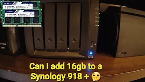 Adding 16gb of ram to a Synology 918+ in 2023