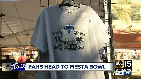 Fans flock to Phoenix for annual Fiesta Bowl