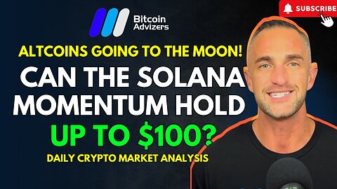 Breaking: Can Solana Hit $100? Altcoin Bull Run Incoming?! | Crypto Market Daily Analysis