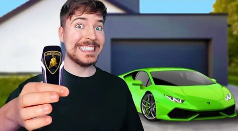 How I win a lomborghini car 🚗 from mrbeast