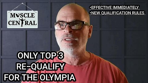 CHANGES IN THE OLYMPIA QUALIFICATION PROCESS