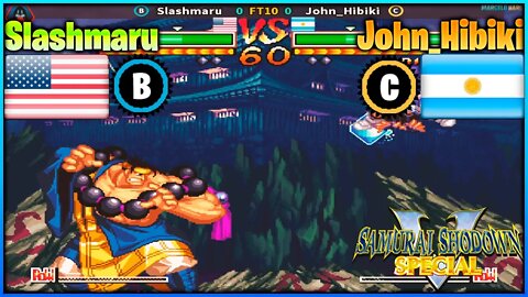 Samurai Shodown V Special (Slashmaru Vs. John_Hibiki) [U.S.A Vs. Argentina]