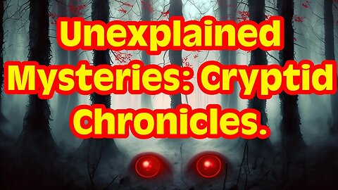 Unraveling Cryptid Mysteries: From Yeti to Chupacabra | Tales of Unexplained Creatures