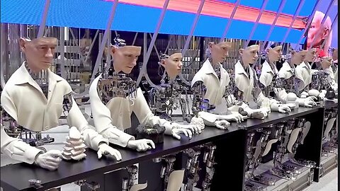 Artificial Intelligence Robot Mass Production Process