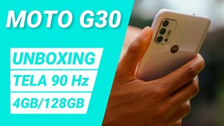 MOTO G30 - Unboxing e primeiras impressões