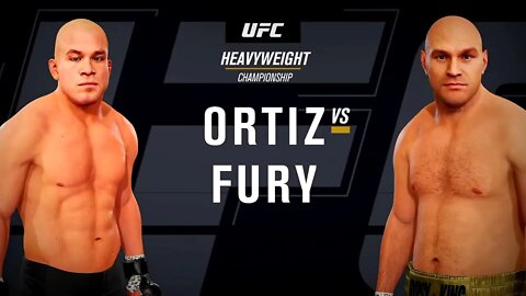 EA Sports UFC 4 Gameplay Tyson Fury vs Tito Ortiz