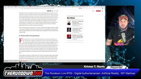 The Rundown Live #703 - Digital Authoritarianism, Artificial Reality, 007 Mailman