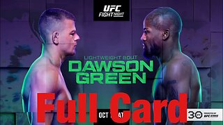 UFC Fight Night Dawson Vs Green Full Card Prediction
