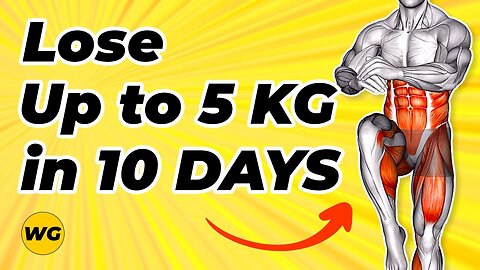 LOSE up to 5 KG In 10 DAYS With These 10 Exercises (Weight Loss Workout)