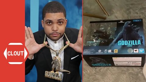 O'Shea Jackson Jr. Receives Complete Godzilla "King Of The Monsters" Action Figures Set From Bandai!