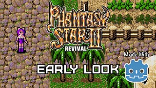 A Far Too Early Look at Piata remade in Godot for Phantasy Star II: Revival