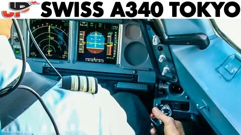 Piloting SWISS Airbus A340-300 out of Tokyo Narita | Cockpit Views
