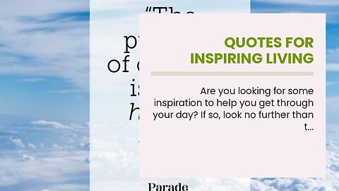 Quotes for Inspiring Living
