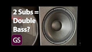 PSA S3612 Subwoofer Compression Test & Single vs Dual Subs