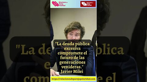 24. La deuda pública excesiva compromete el futuro #JavierMilei #negocio #bolsadevalores