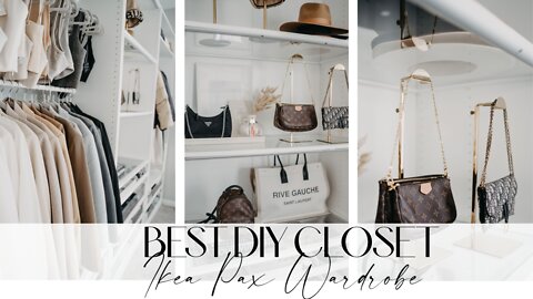 DIY IKEA PAX WARDROBE SYSTEM (MY DREAM CLOSET)