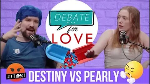 REACTING TO HEATED DEBATE Pearl and @destiny on going to COLLEGE | Debate For Love