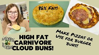 High Fat Carnivore Cloud Bread | An 80/20 Twist on an Old Favorite Low Carb Staple!