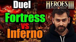 Fortress vs Inferno | Gluhammer Heroes HotA 3 Multiplayer PL