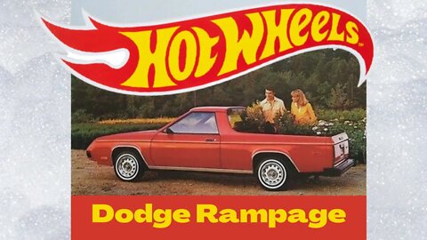 Hot Wheels Dodge Rampage - Miniatura muito linda