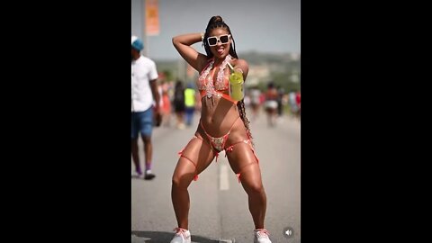 Top "Model Bascha" Sexy carnival dance in bikini Trends This Year