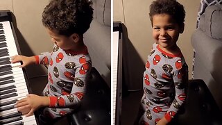 5-year-old music prodigy amazes with incredible piano performance