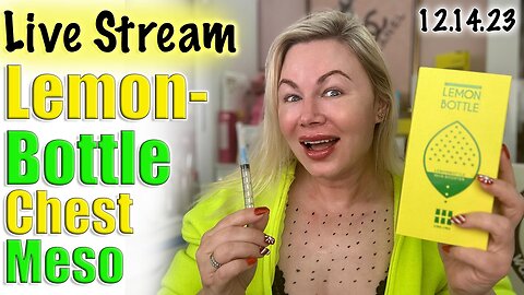 Live Stream Lemonbottle Skin Booster Chest Meso Therapy, AceCosm | Code Jessica10 Saves you Money