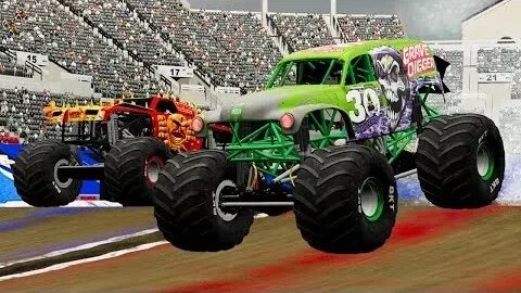 20 Truck Dark Star Salt Lake City Racing BeamNG Drive Monster Jam