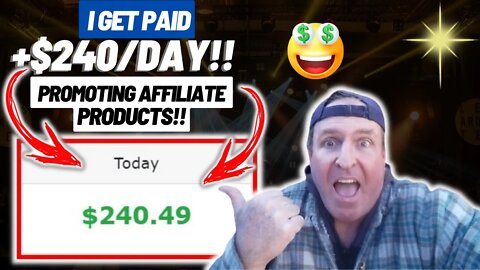 I Get Paid $240+ Per Day To Promote Affiliate Products! | Make Money Online 2022 #shorts