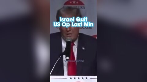 Trump: Netanyahu Left The United States To Take Our Soleimani Alone - 10/11/23