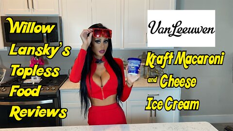 Willow Lansky's Topless Food Reviews VanLeeuwen Kraft Macaroni & Cheese Ice Cream